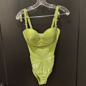 MOEVA Lime Green One Piece Swimsuit